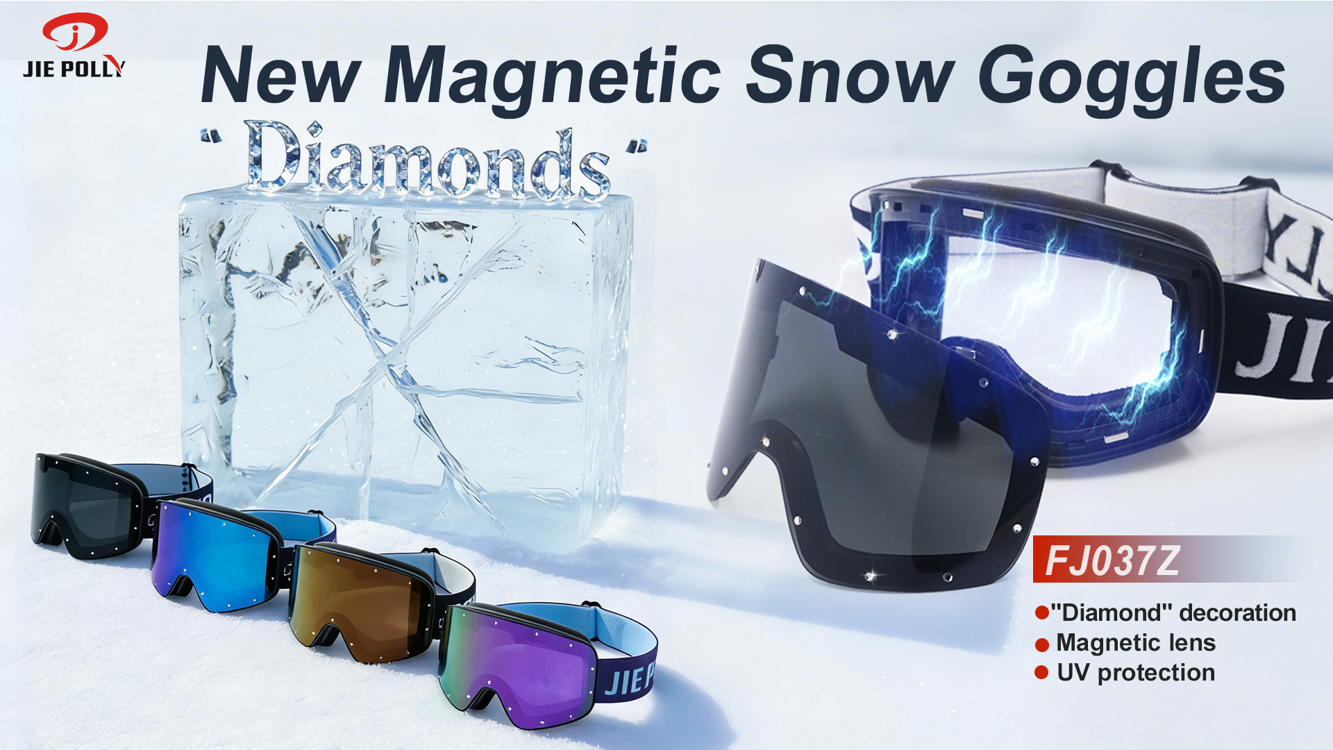 Diamond Magnetic Ski Goggle