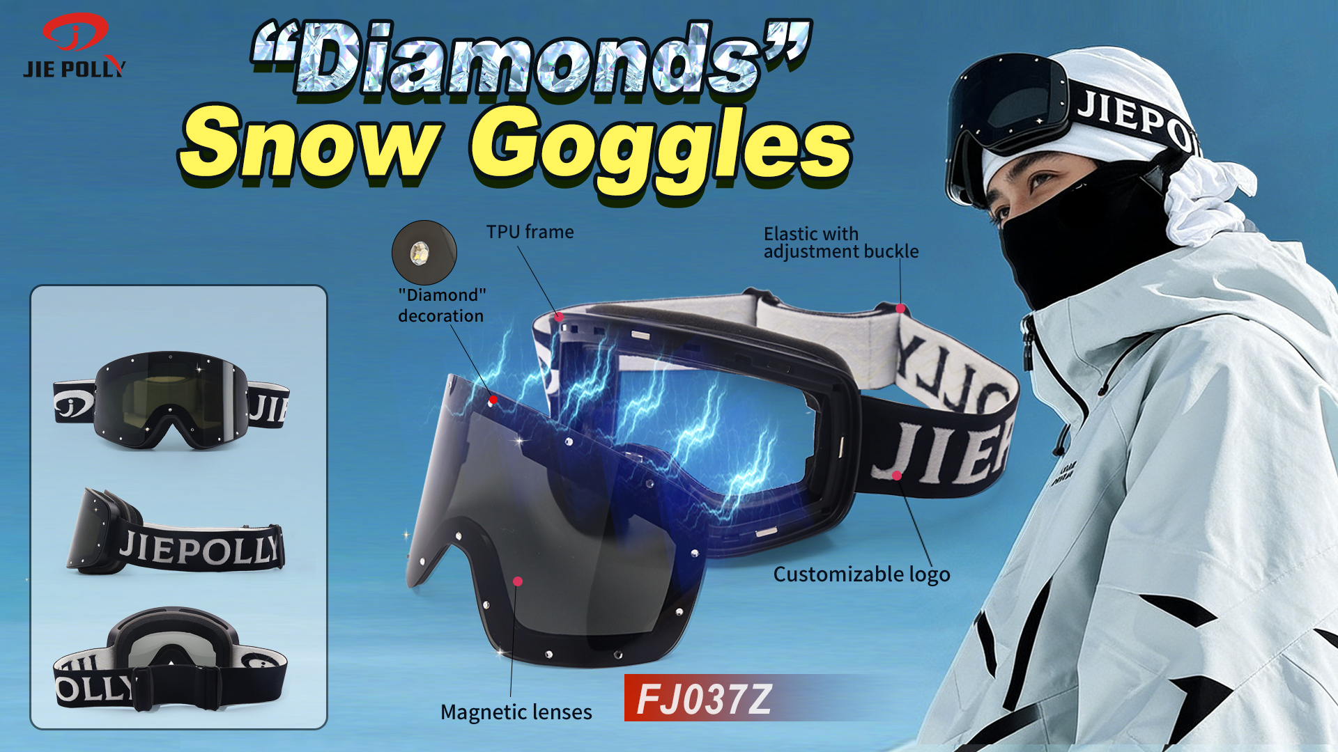 Magnetic Ski Goggle
