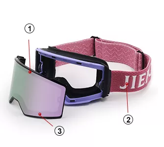 Logotipo de gafas deportivas OEM