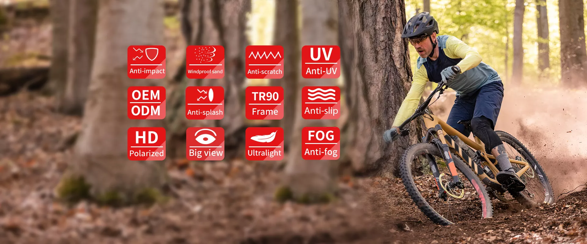 Fonction et avantage des lunettes de cyclisme